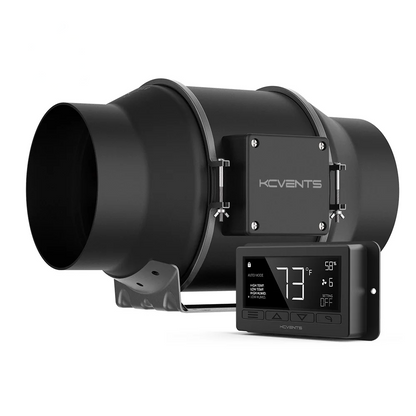 6 Inch Hydroponic Inline Fan with Intelligent Climate Control System