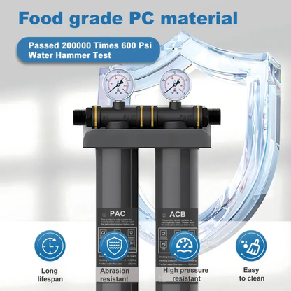 Whole Home Water Purifier System Reduces Lead Sediment and Odor