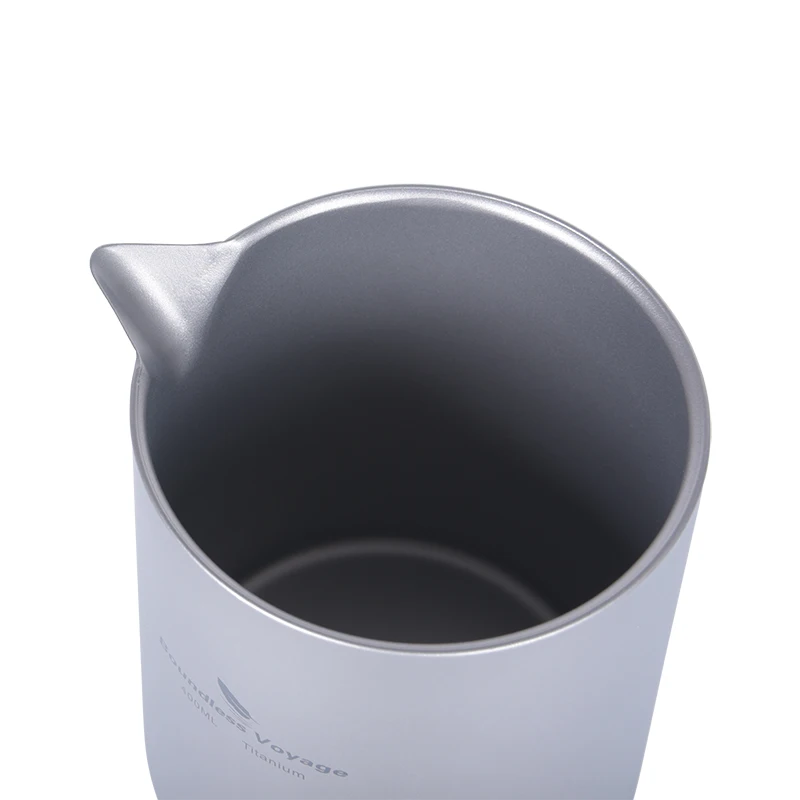 Lightweight Titanium Teapot Set with 4 Cups