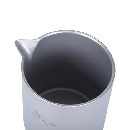 Lightweight Titanium Teapot Set with 4 Cups
