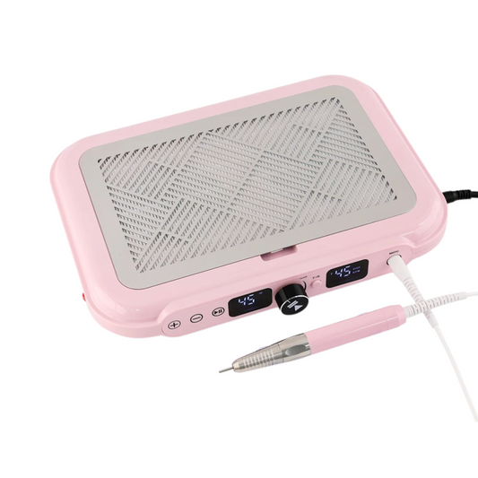 Powerful Nail Cleaner with Brushless Drill Pink