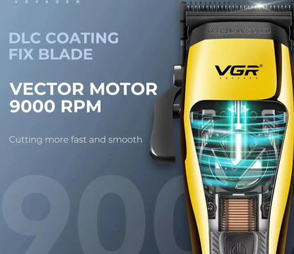 9000RPM Cordless Hair Trimmer Adjustable Barber Clippers
