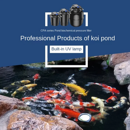 Large Capacity Pond Filtration System 2500L for Koi Ponds