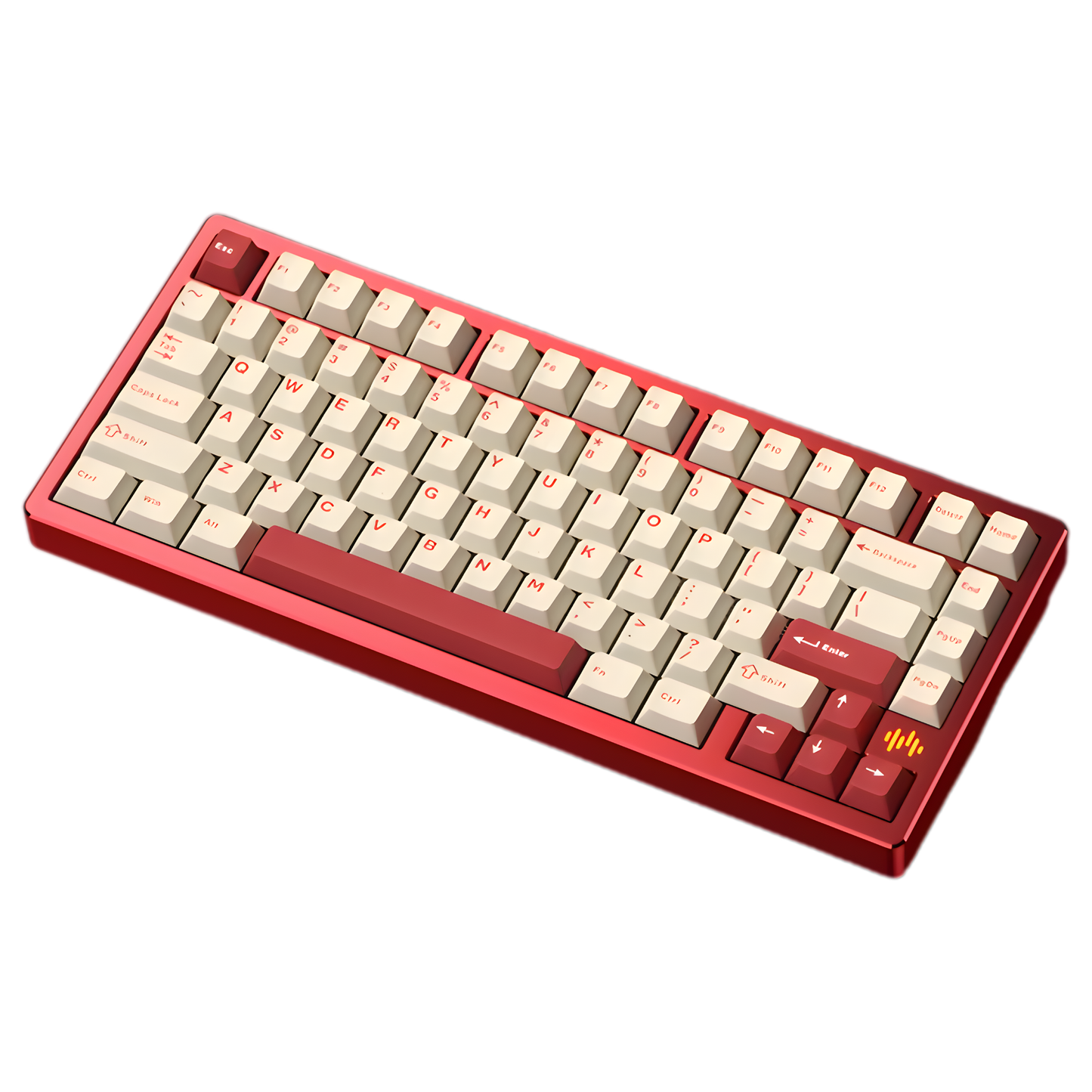 Wireless Mechanical Gaming Keyboard Anode Red FR4