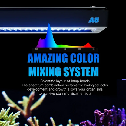 A8SE II Max 240W Smart WiFi Reef Aquarium LED Light