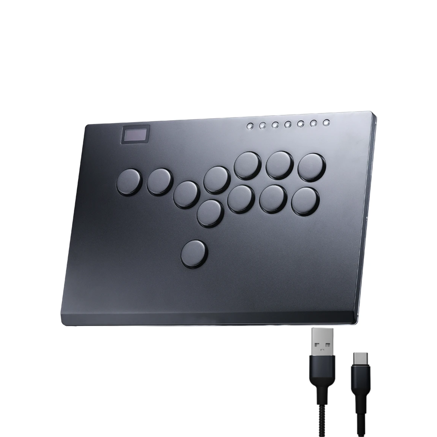 Slim Aluminium Arcade Controller Leverless Multi Platform Wired