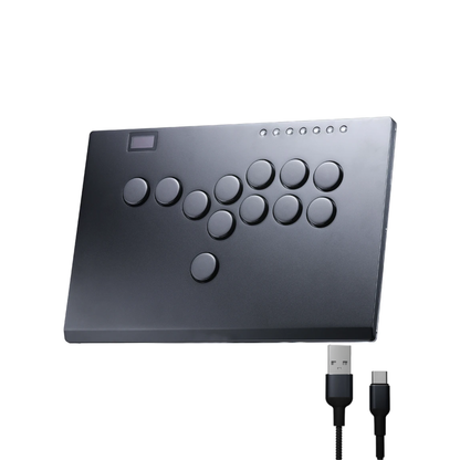 Slim Aluminium Arcade Controller Leverless Multi Platform Wired