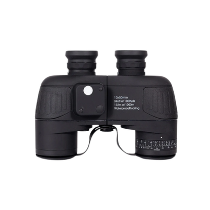 10x50 Marine Binoculars with Compass Rangefinder, IPX7 Waterproof