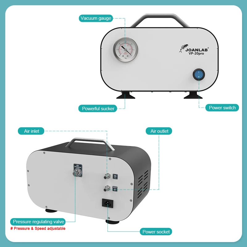 Portable Negative Pressure Vacuum Pump for Lab Filtration