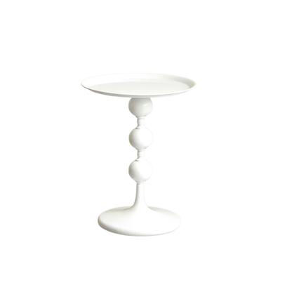 White Nordic Round Side Table Living Room Coffee Table