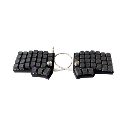 Ergonomic Split Mechanical Keyboard 4×6 Hot-Swappable RGB