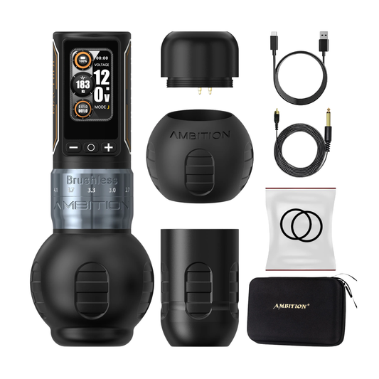 Rechargeable Wireless Tattoo Machine Adjustable Stroke Pen