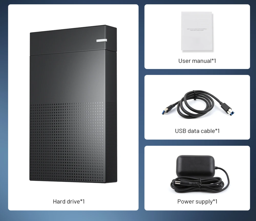 4TB High-Speed HDD for Retro Games & Emulators