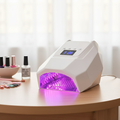 96W Cordless LED Nail Lamp White with Rechargeable Battery