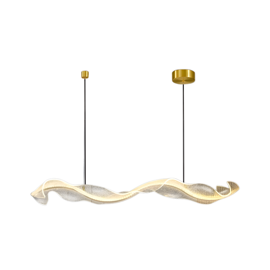 Modern Gold Warm LED Hanging Light 100cm