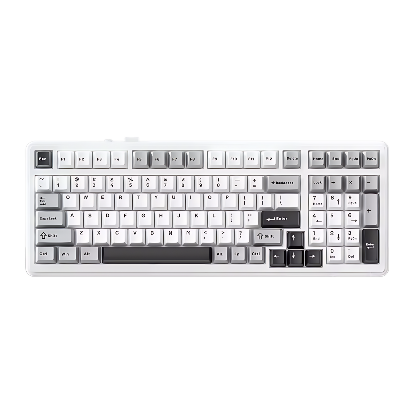 PBT Gasket Mechanical Keyboard Wireless Wired RGB 99 Keys