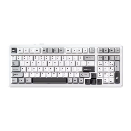 PBT Gasket Mechanical Keyboard Wireless Wired RGB 99 Keys
