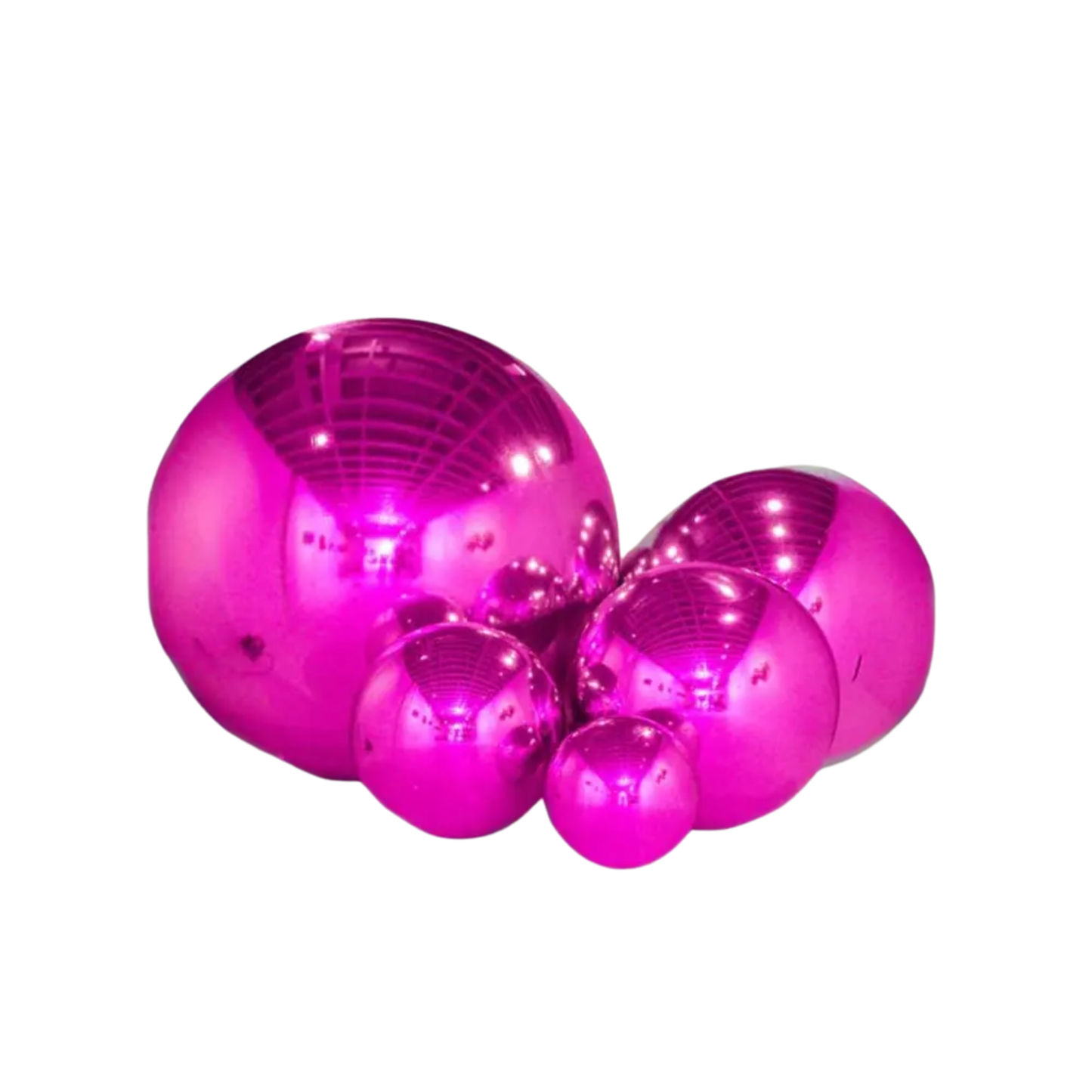 50cm Pink Inflatable Mirror Ball for Party Decor