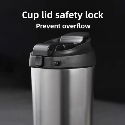 600ml Titanium Vacuum Thermos Cup Insulated Travel Mug Straw