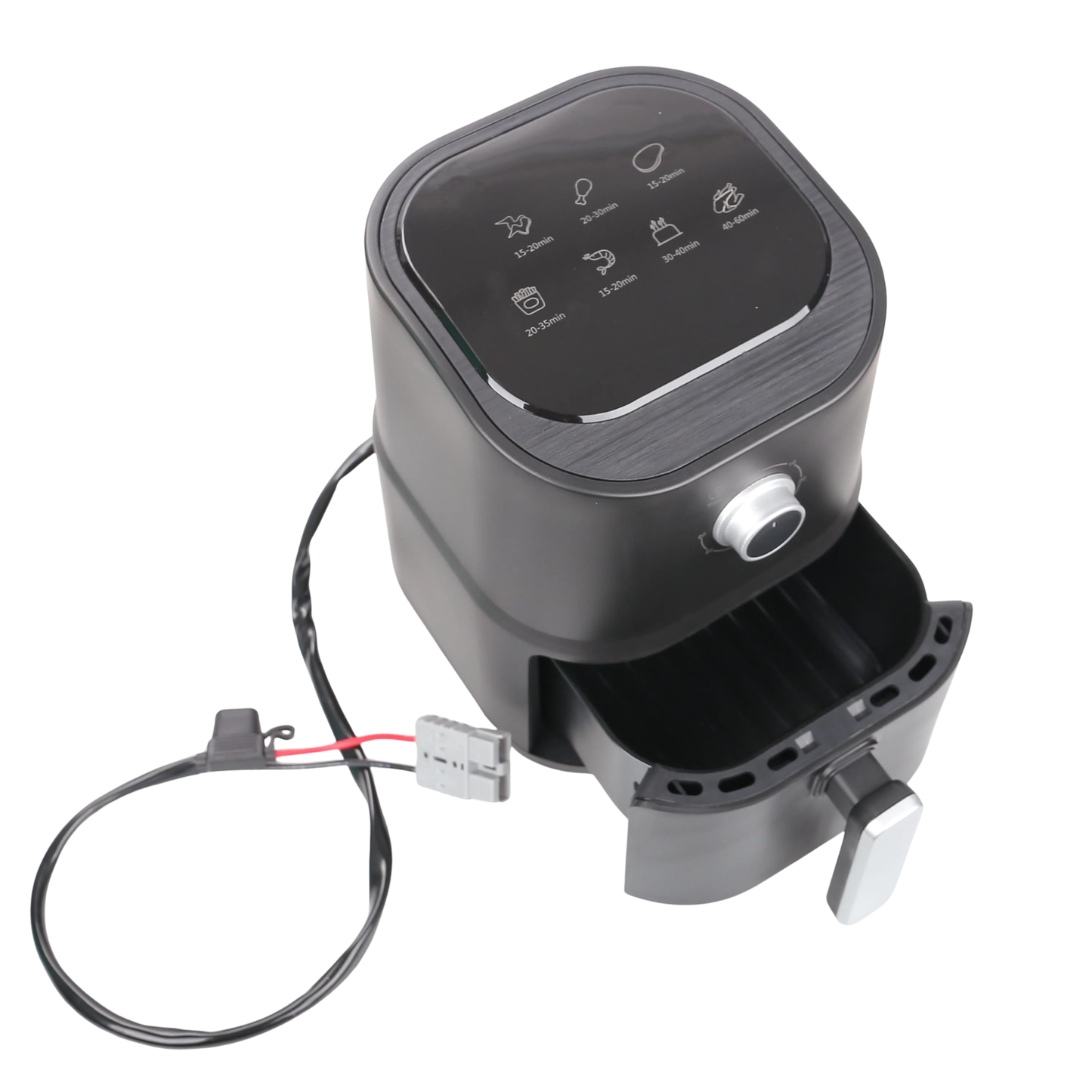 Portable 12V 200W Air Fryer Oil-Free Cooking