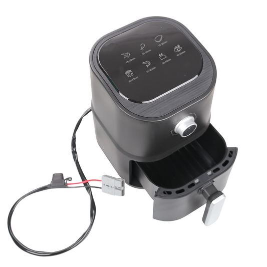 Portable 12V 200W Air Fryer Oil-Free Cooking