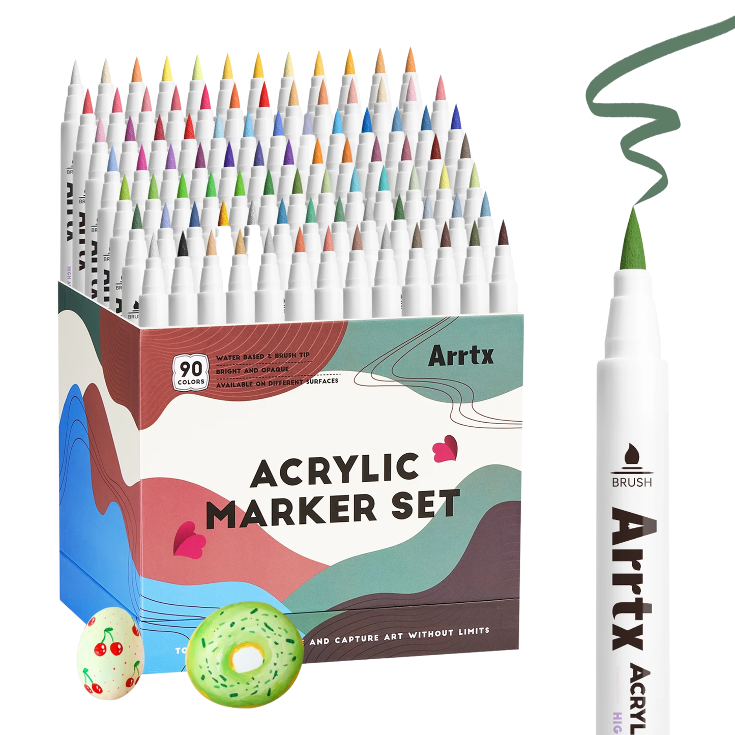 Artist Acrylic Markers 90A for Crafting & Colouring