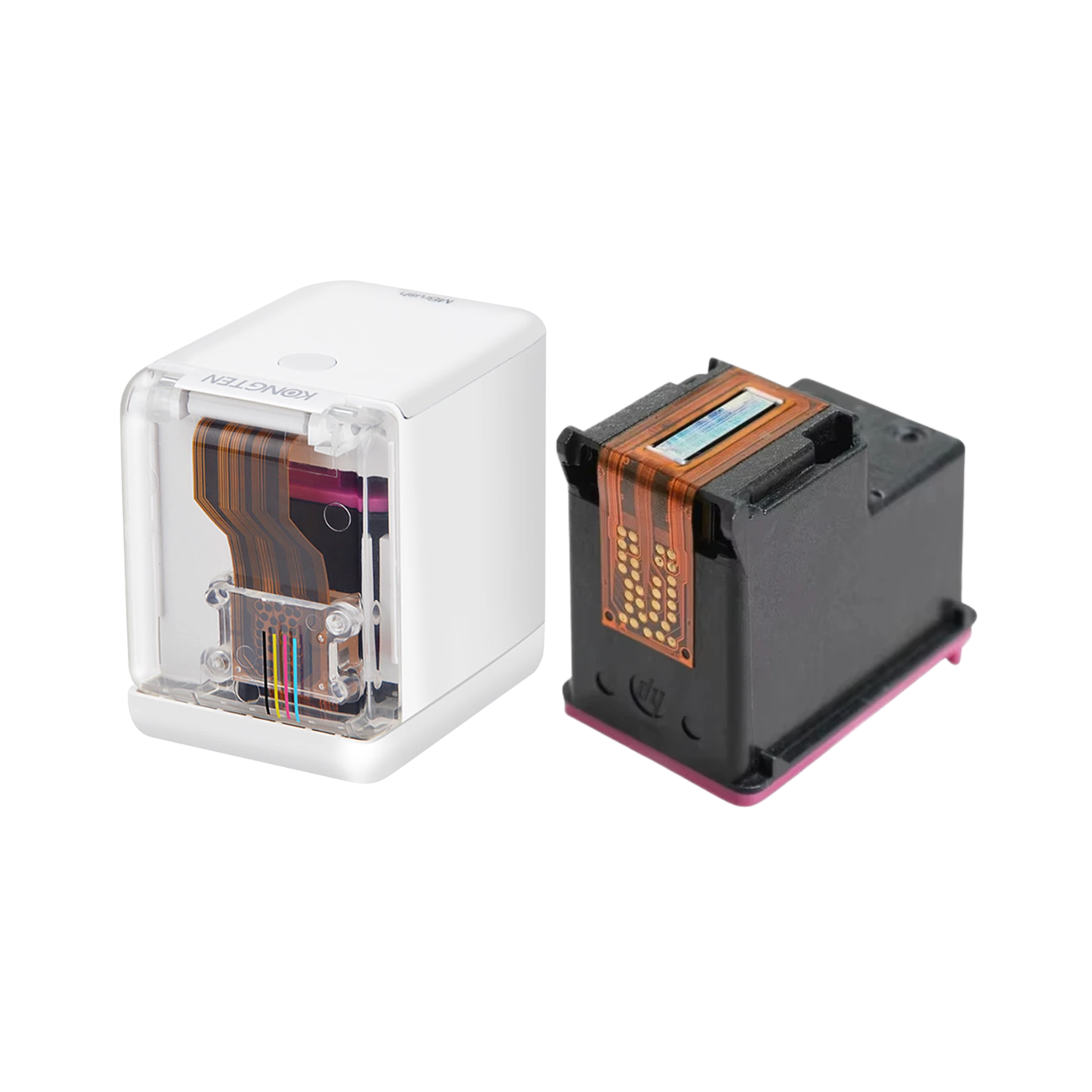 Portable Wireless Handheld Inkjet Printer with Black Ink Cartridge