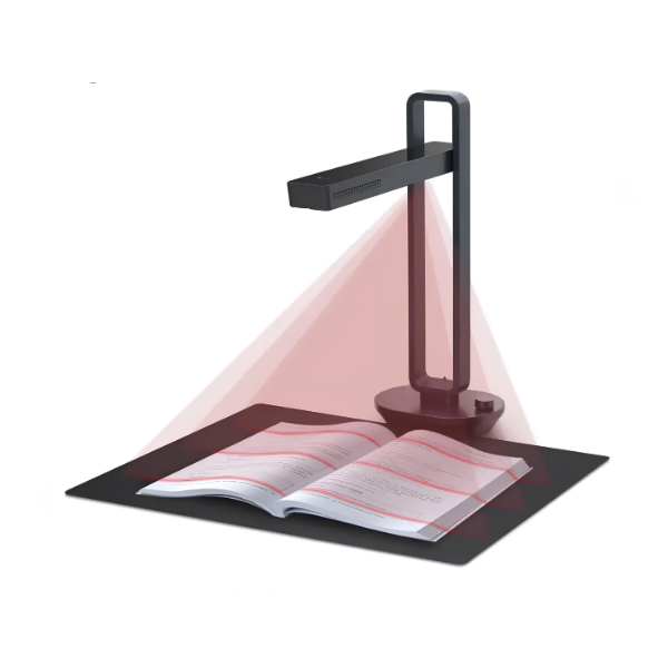 Portable A3 Book and Document Scanner with Smart OCR