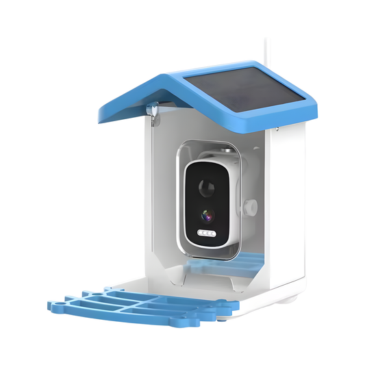 AI Smart Bird Feeder HD Video Camera Solar Panel