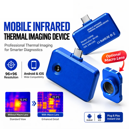 USB-C Thermal Camera 320x240 Infrared Imager Macro Lens