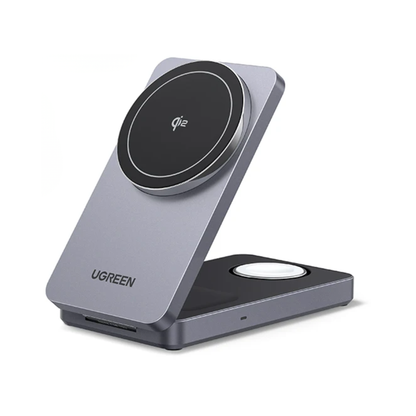 25W Qi2 Magnetic Charger Stand for iPhone and AirPods