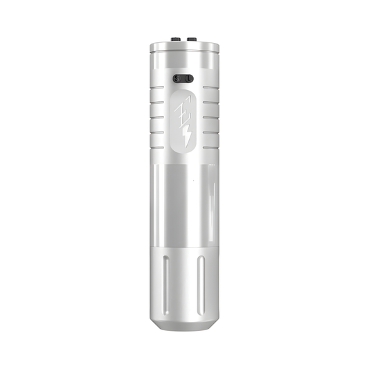 Wireless Tattoo Pen Kit Silver with 40pcs Cartridges