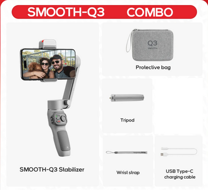 Portable Phone Gimbal Kit for iPhone & Android
