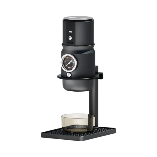 Rechargeable Travel Coffee Maker with Tamper and Bracket