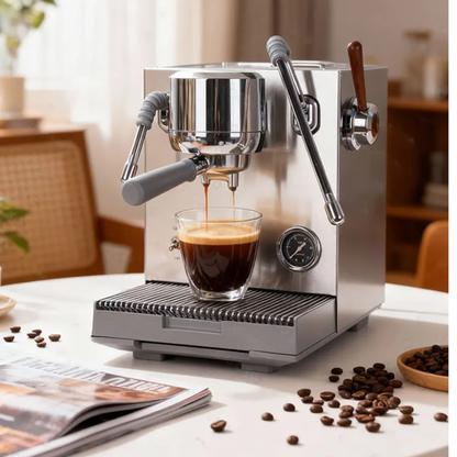Semi-Automatic Espresso Machine 9Bar Dual Boiler OLED Display