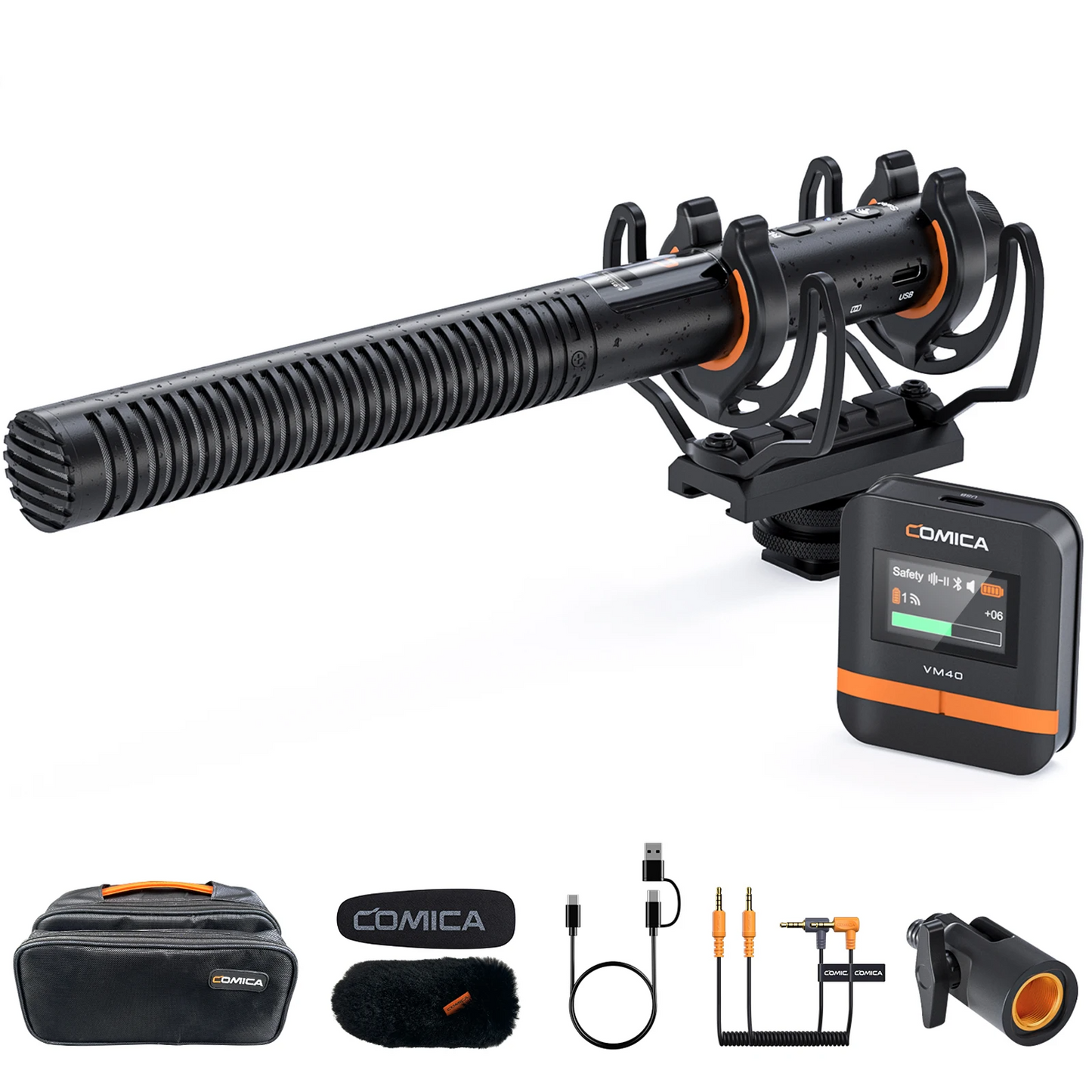 32GB Wireless Shotgun Microphone for Camera PC