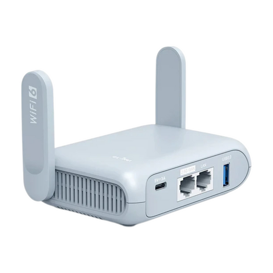 Portable Wi-Fi 6 Travel Router with Gigabit Speed
