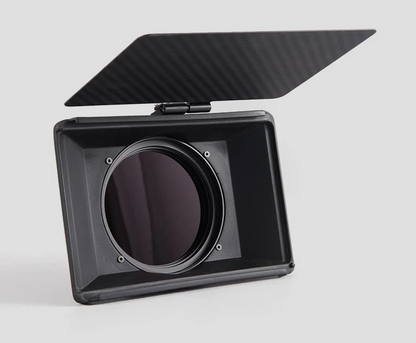 Camera Matte Box with Multiple Lens Ring Sizes