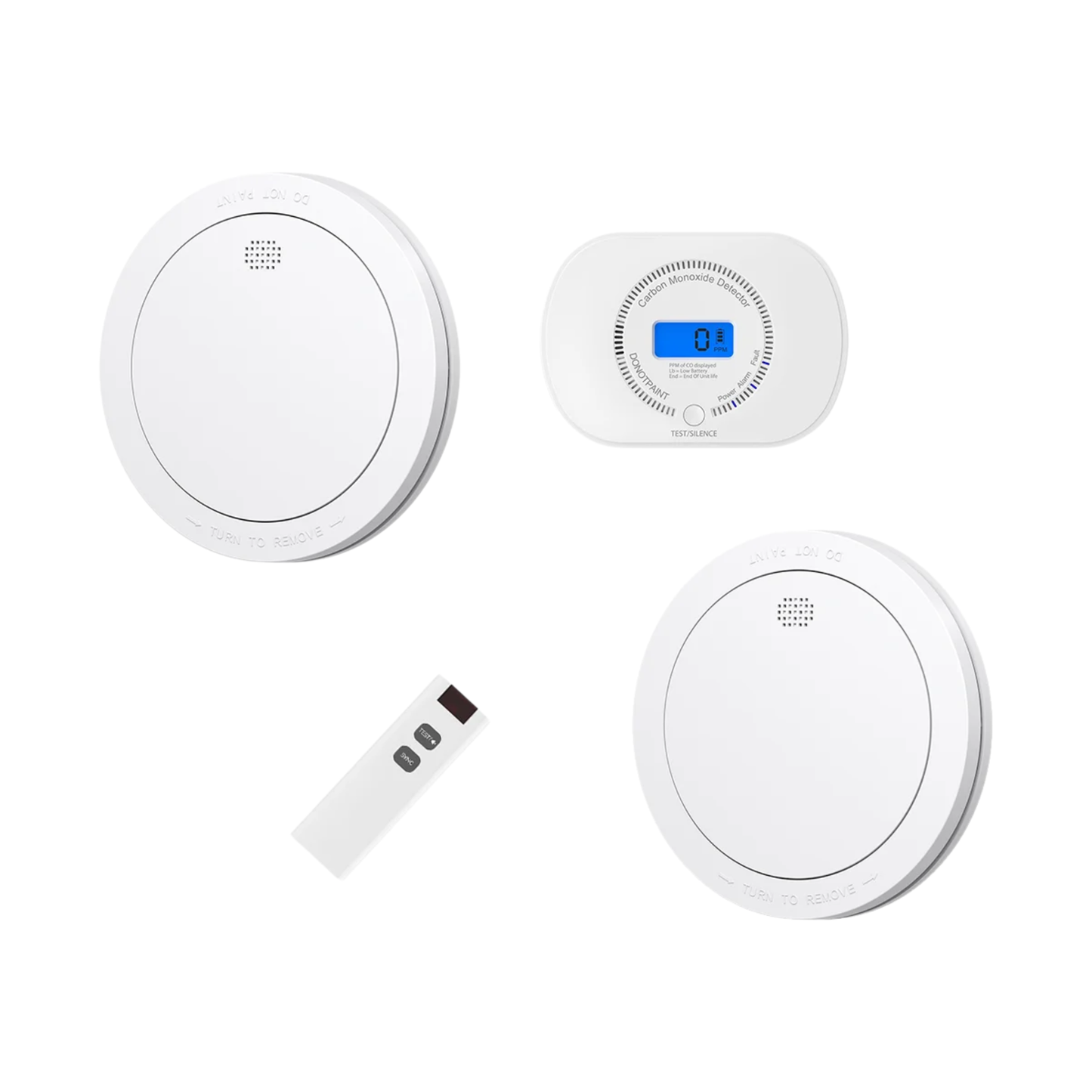 3-Pack Wireless Smoke & CO Alarm Kit
