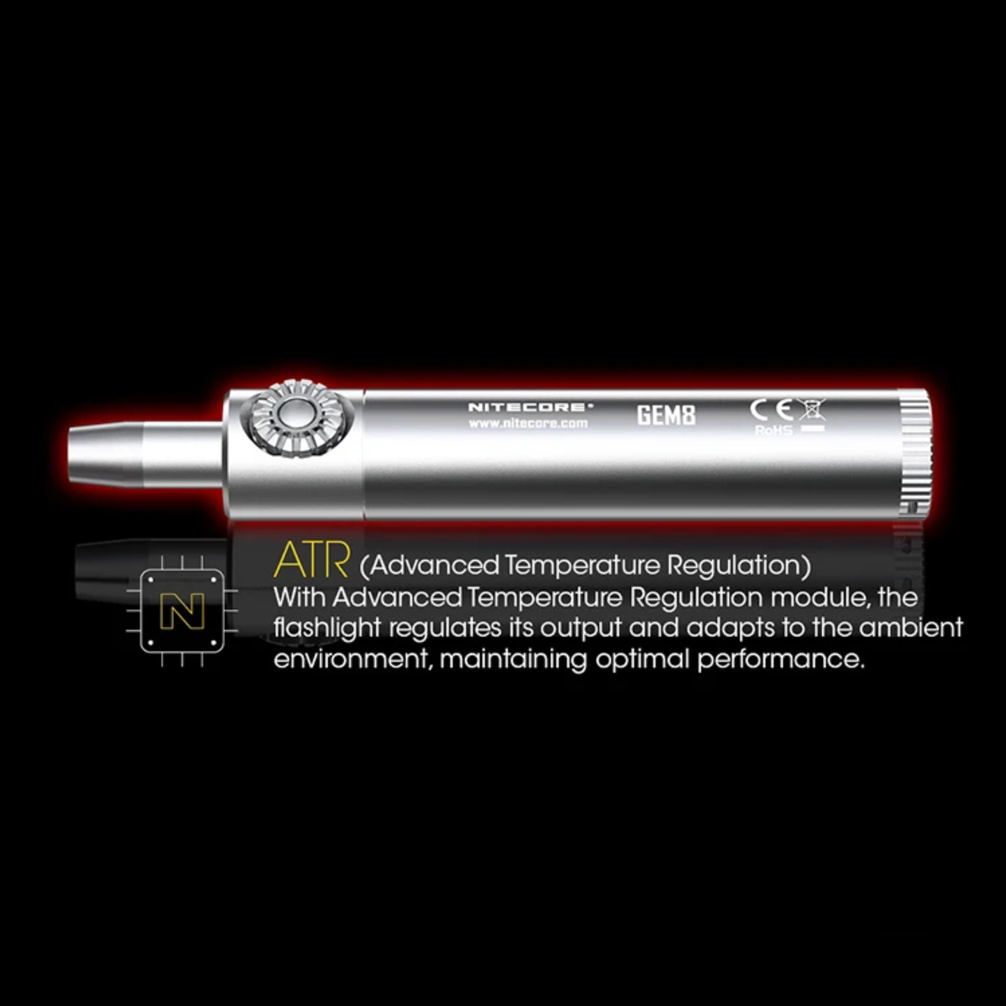 Portable 8W Gem Appraisal Flashlight for Jewelers and Collectors