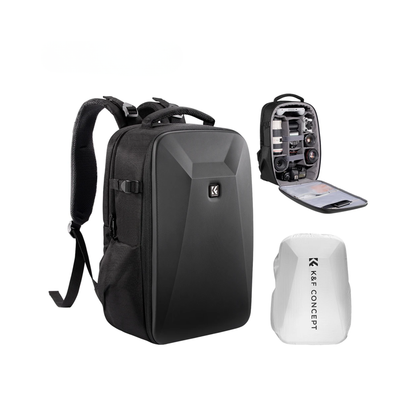 Waterproof 22L Camera Backpack Black – Large Travel Photography Bag