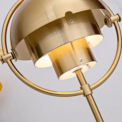 Modern White Desk Lamp Adjustable Metal Table Light