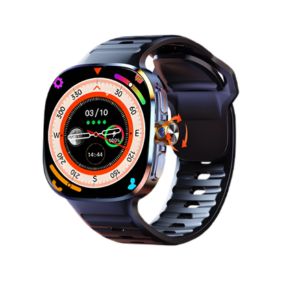 Steel Black AMOLED GPS Smartwatch