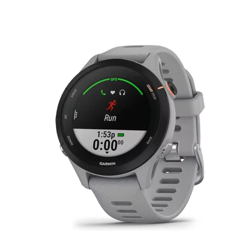 Garmin Forerunner 255 46mm Sports Smartwatch Gray & Blue 14-Day Battery