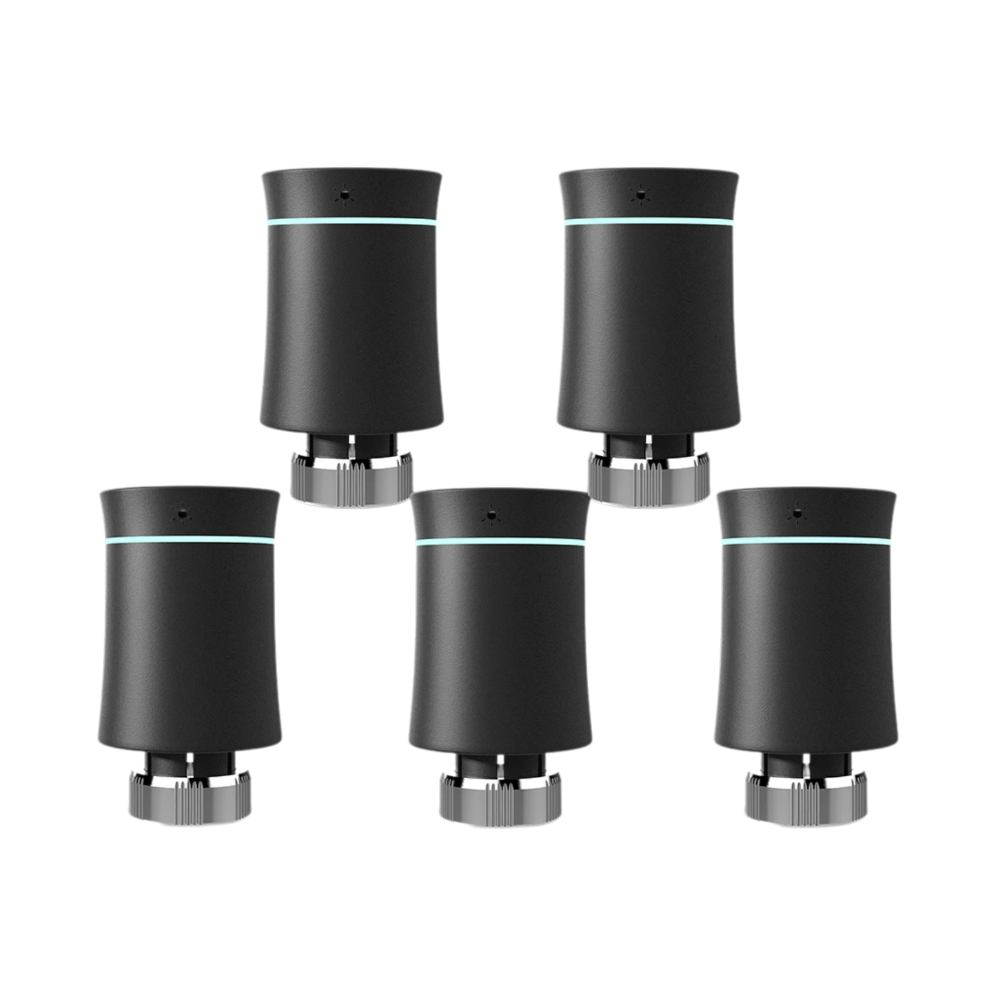 ZigBee 3.0 Smart Radiator Valves 5-Piece Programmable Set
