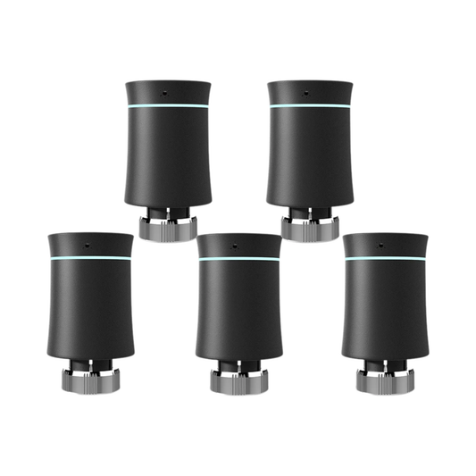 ZigBee 3.0 Smart Radiator Valves 5-Piece Programmable Set