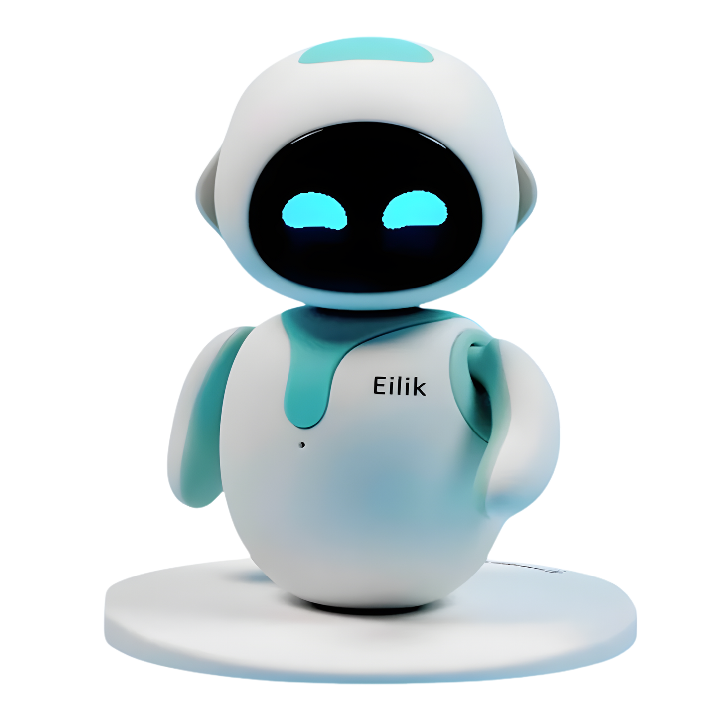 Sky Blue Smart AI Robot with Touch Interaction