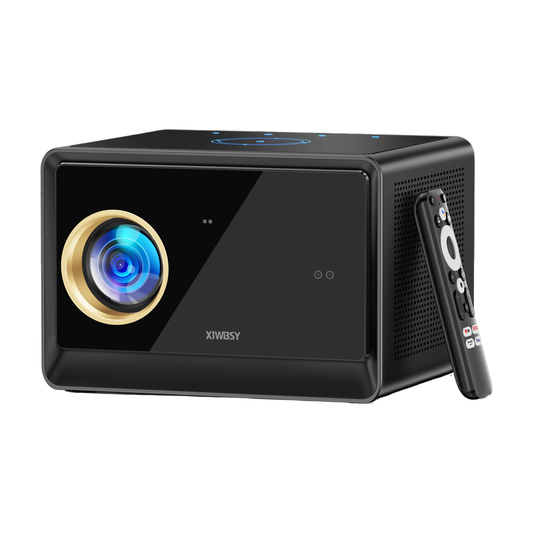 Portable 4K Smart Projector 52000 Lumens Wi-Fi 6