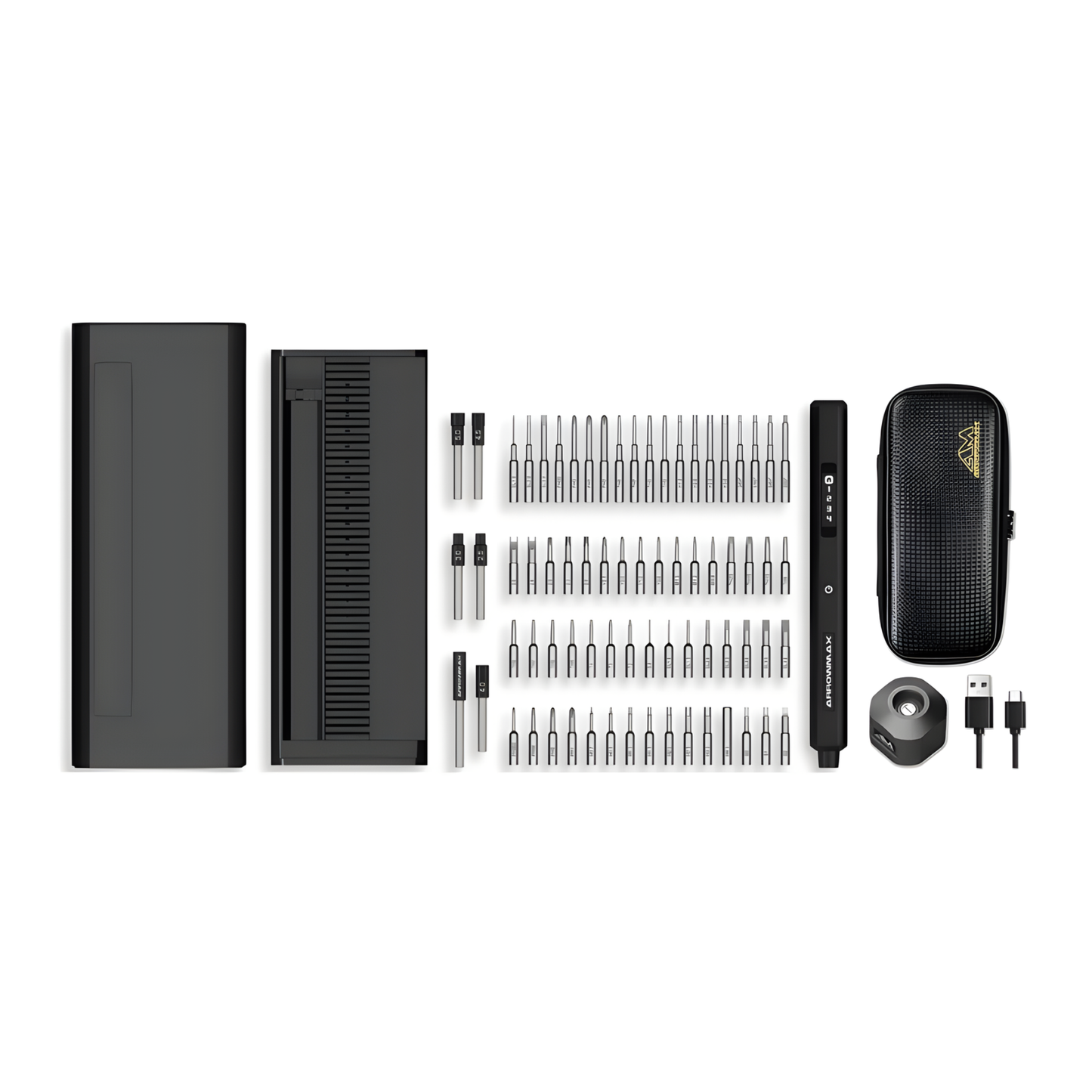 Smart Motion Control Precision Screwdriver Set Plus Black