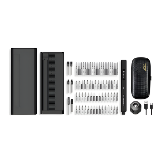 Smart Motion Control Precision Screwdriver Set Plus Black